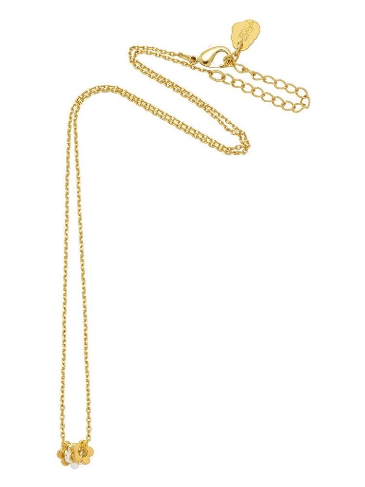 Estella Bartlett Gold Multi Flower Bead Necklace - Image 1 of 3