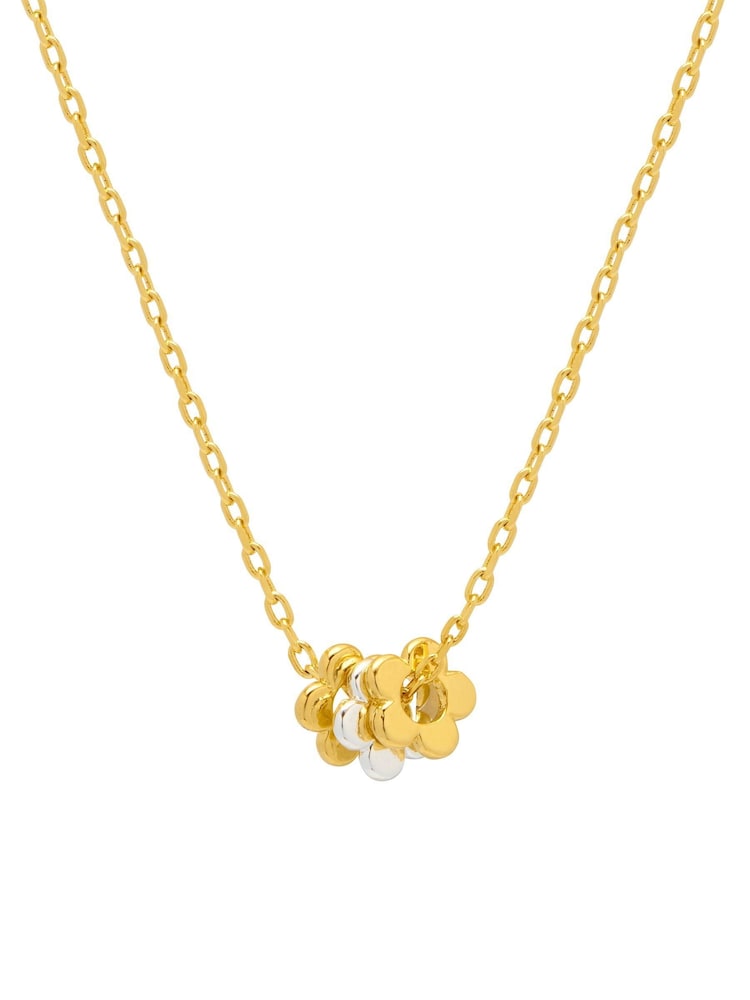 Estella Bartlett Gold Multi Flower Bead Necklace - Image 2 of 3