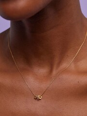 Estella Bartlett Gold Multi Flower Bead Necklace - Image 3 of 3