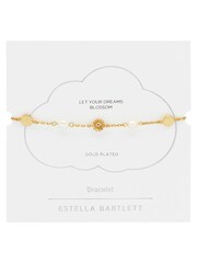 Estella Bartlett Gold Floral Pearl Bracelet - Image 2 of 3