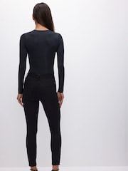Negro - Good American Legs Extreme Skinny 100% Cotton Jeans - Imagen 2 de 5