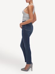 Good American Blue Straight Legs 100% Cotton Jeans - Image 4 of 5