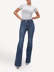 Good American Legs Flare 100% Cotton Jeans - Image 6 of 6