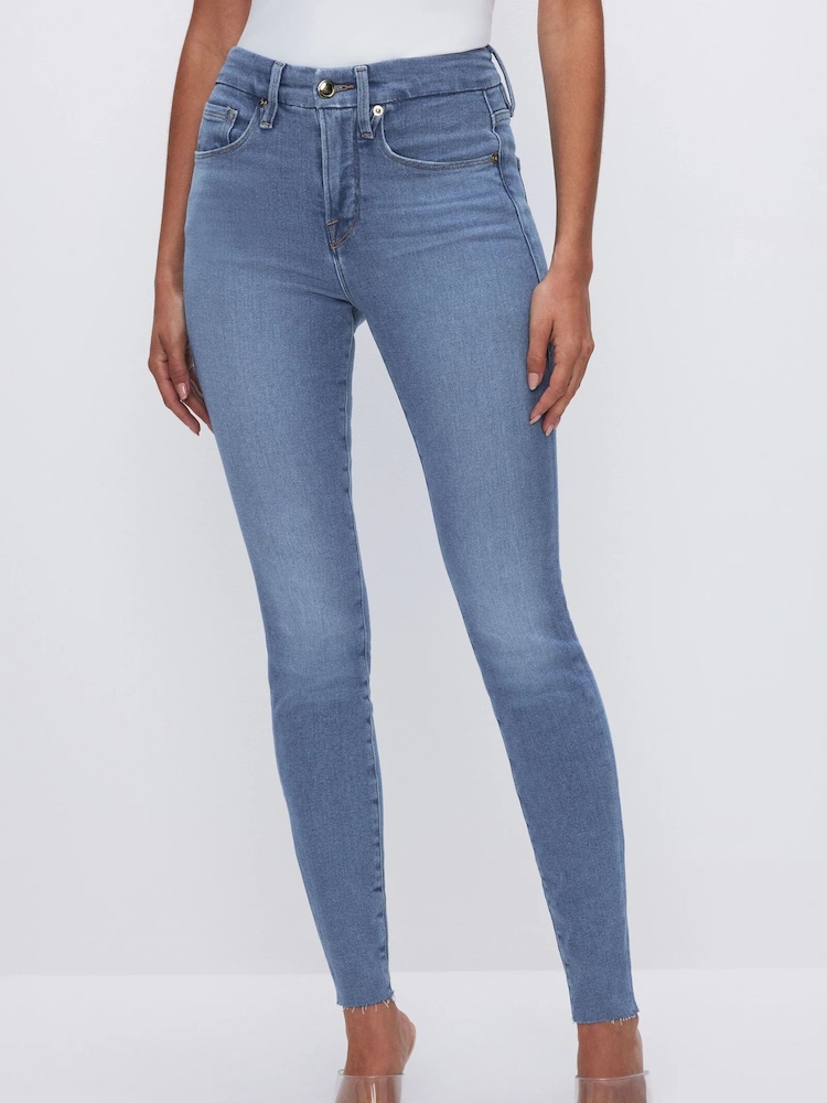Azul - Good American Legs Extreme Skinny 100% Cotton Jeans - Imagen 1 de 5