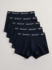 GANT Marine Blue Trunks 5 Pack - Image 1 of 4