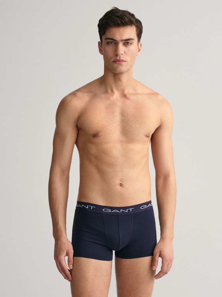 GANT Marine Blue Trunks 5 Pack - Image 2 of 4