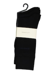 GANT Black Socks 3 Pack - Image 2 of 2