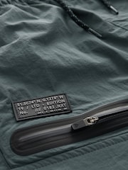 Petrol Blue Zip Pocket Cargo Shorts (3-16yrs) - Image 3 of 3