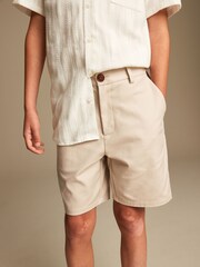 Neutral Premium Chino Shorts (3-16yrs) - Image 1 of 6