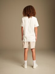 Neutral Premium Chino Shorts (3-16yrs) - Image 3 of 6