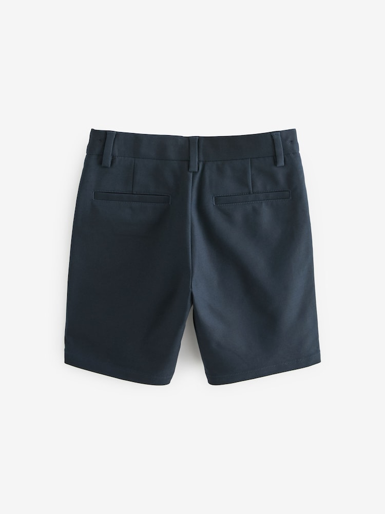 Navy Blue Premium Chino Shorts (3-16yrs) - Image 2 of 3