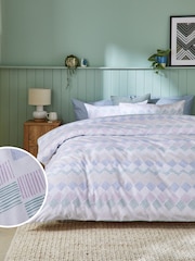Set mit Bettbezug und Kissenbezug im wendbaren Design, 2er-Pack - Bild 1 von 1