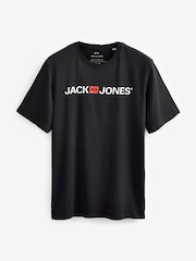 JACK & JONES White Multipack Logo T-Shirts 3 Pack - Image 9 of 12