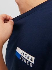 JACK & JONES Navy Blazer Small Logo T-Shirt - Image 4 of 5