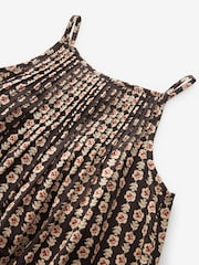 Black Printed Wide Leg Jumpsuit (3-16yrs) - Image 8 of 8