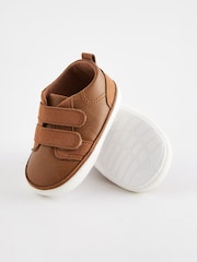 Tan Brown Baby Two Strap Trainers (0-24mths) - Image 4 of 5