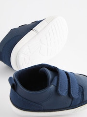Navy Blue Baby Two Strap Trainers (0-24mths) - Image 3 of 5