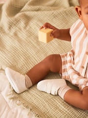 White Baby Two Strap Trainers (0-24mths) - Image 2 of 6