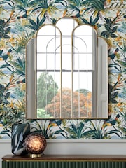 Clarke & Clarke Gold Arched Decor Mirror - Image 1 of 5