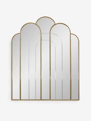 Clarke & Clarke Gold Arched Decor Mirror - Image 3 of 5