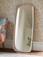 Clarke & Clarke Wooden Oval Mirror - Image 1 of 4