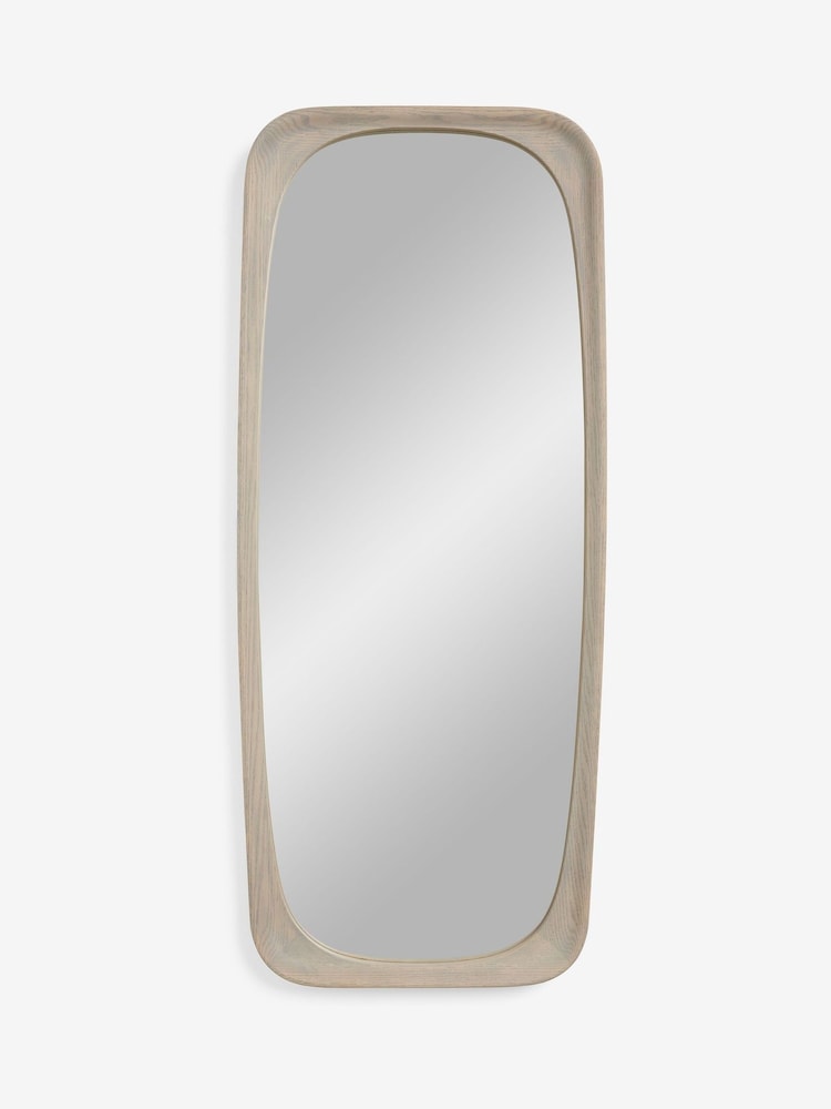 Clarke & Clarke Wooden Oval Mirror - Image 2 of 4