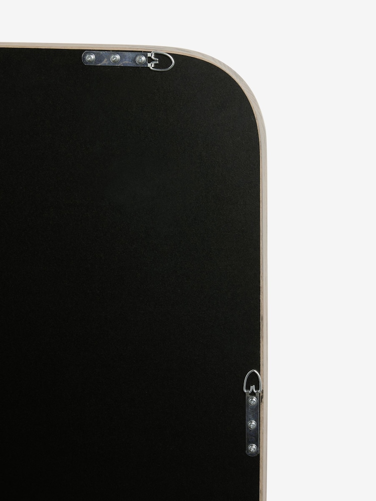Clarke & Clarke Wooden Oval Mirror - Image 4 of 4