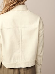Cream Cotton Utility Jacket - Image 2 of 6