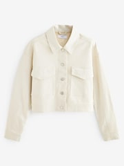 Cream Cotton Utility Jacket - Image 5 of 6