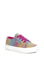 Superga Gold 2750 Rainbow Micro Glitter Shoes - Image 1 of 1