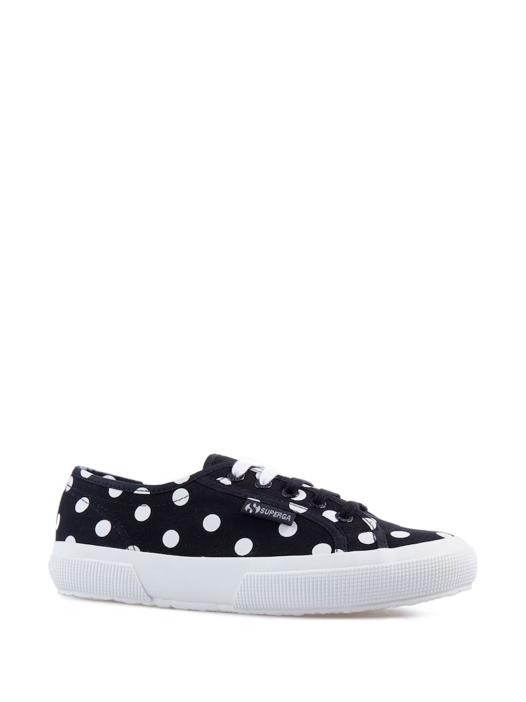 Superga 2750 Polka Dots Black Trainers - Image 1 of 3 Superga 2750 Polka Dots Black Trainers - Image 1 of 3