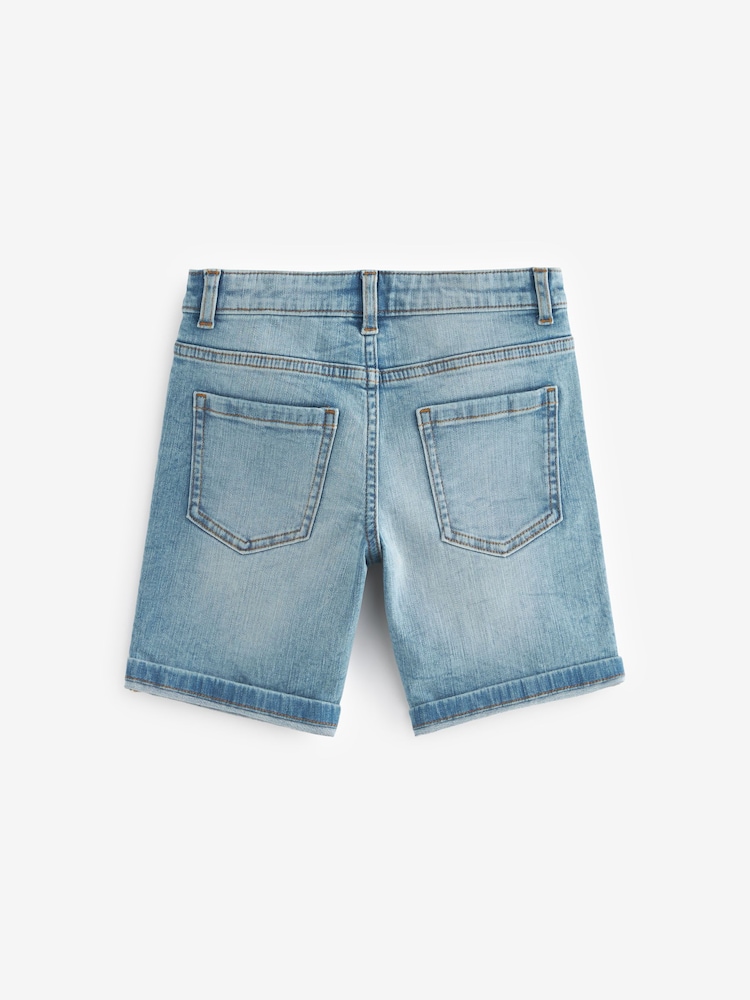 Bleach Distressed Denim Shorts (12mths-16yrs) - Image 2 of 3