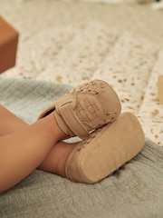 Stone Neutral Woven Baby Loafers (0-24mths) - Image 3 of 7