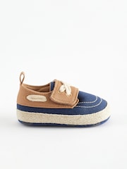 Navy Baby Boat Shoes (0-24mths) - Image 2 of 8