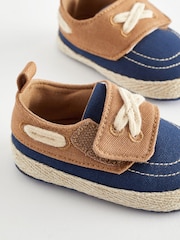 Navy Baby Boat Shoes (0-24mths) - Image 5 of 8