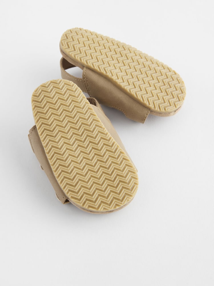 Stone Neutral Touch Fastening Corkbed Baby Sandals (0-24mths) - Image 5 of 6