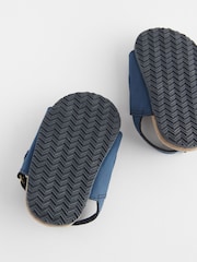 Marineblau/blau - Baby-Sandalen mit Korkbett und doppeltem Klettverschluss (0–24Monate) - Bild 5 von 7