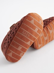 Tan Brown Woven Baby Loafers (0-24mths) - Image 7 of 7
