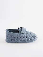 Blue Woven Baby Loafers (0-24mths) - Image 2 of 7