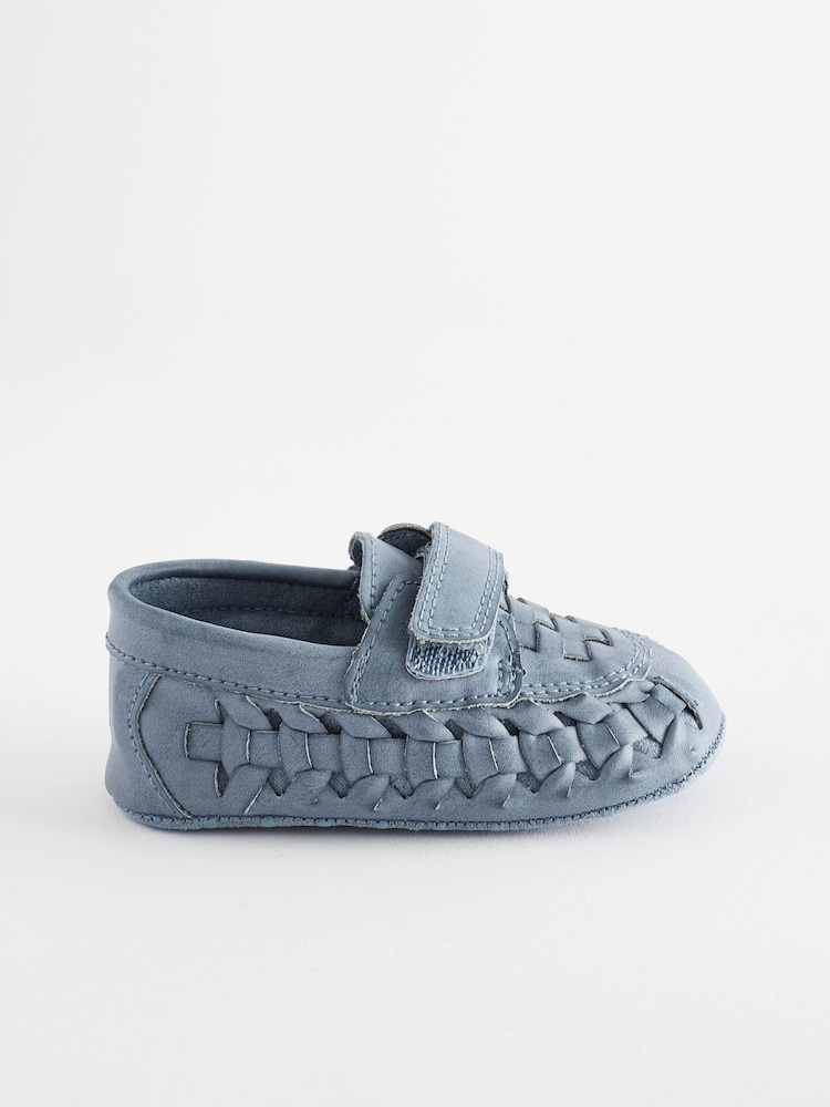 Blue Woven Baby Loafers (0-24mths) - Image 2 of 7