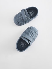Blue Woven Baby Loafers (0-24mths) - Image 3 of 7