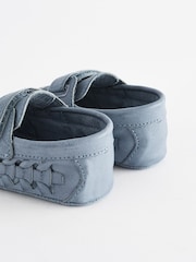 Blue Woven Baby Loafers (0-24mths) - Image 6 of 7