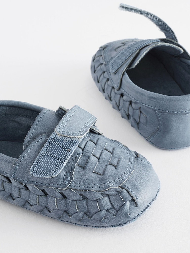 Blue Woven Baby Loafers (0-24mths) - Image 7 of 7 Blue Woven Baby Loafers (0-24mths) - Image 7 of 7