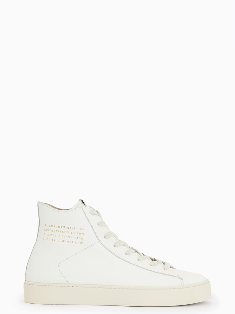 AllSaints White Tana High Tops - Image 1 of 7