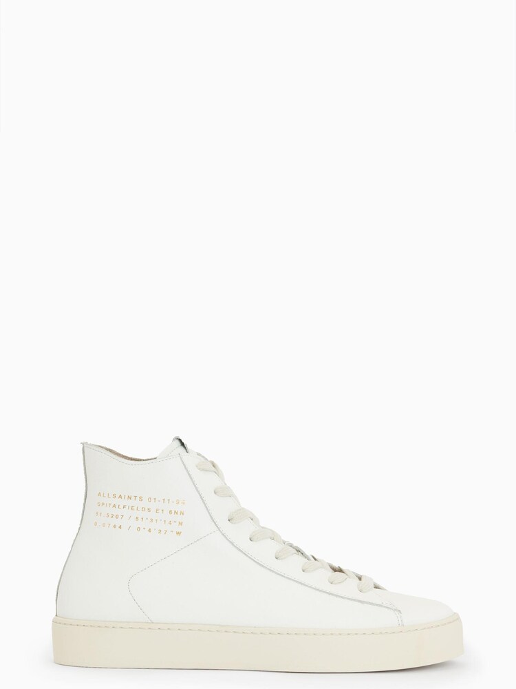 AllSaints White Tana High Tops - Image 1 of 7 AllSaints White Tana High Tops - Image 1 of 7