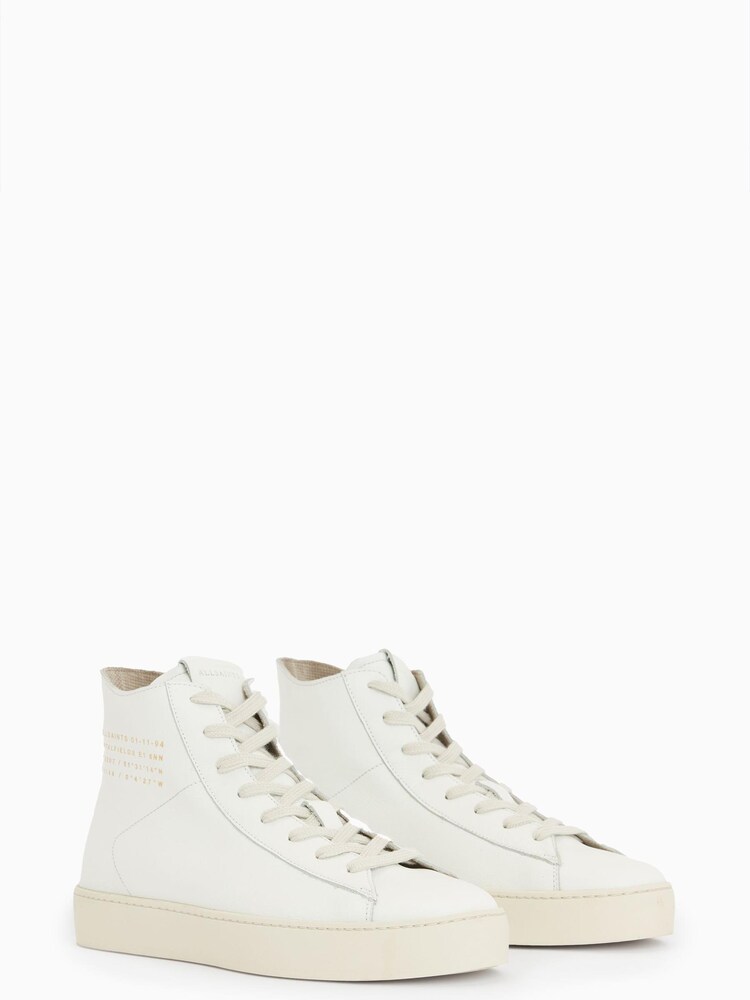 AllSaints White Tana High Tops - Image 2 of 7 AllSaints White Tana High Tops - Image 2 of 7