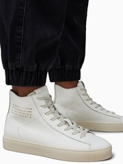 AllSaints White Tana High Tops - Image 6 of 7