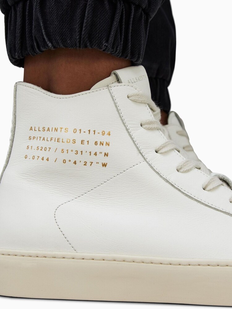 AllSaints White Tana High Tops - Image 7 of 7 AllSaints White Tana High Tops - Image 7 of 7