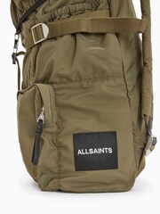 AllSaints Green Ren Hiking Backpack - Image 4 of 6