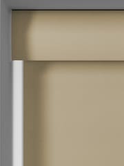 Natural Wheat Simply Plain Made to Measure Roller Blind - Image 3 of 6